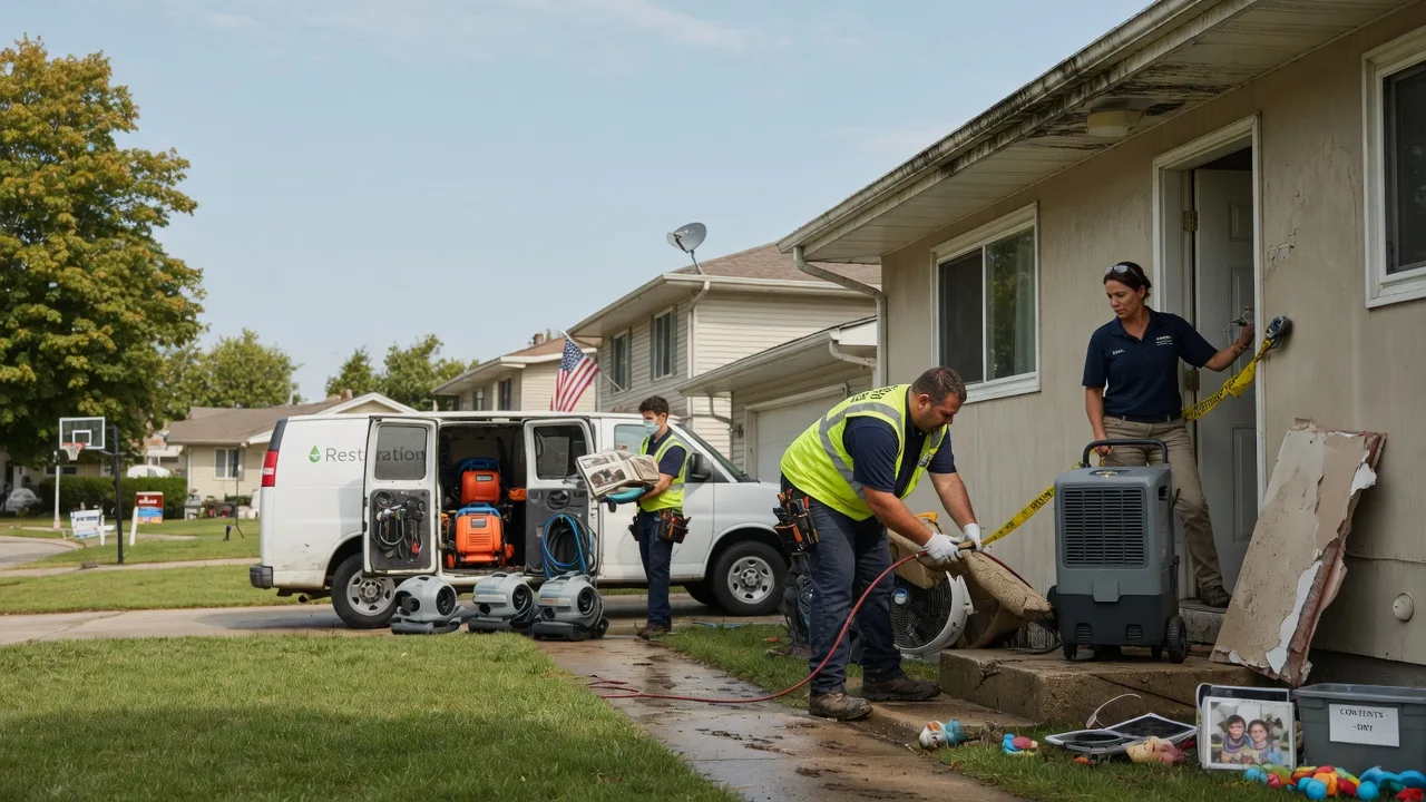 Water Damage Restoration in Huntsville, IL near me